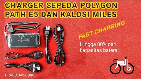 Charger Shimano Sepeda Ebike Polygon Path E5 dan Kalosi Miles