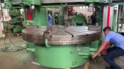 Satish Engineering - Used Schiess Heavy Duty Double Column Lathe Machine