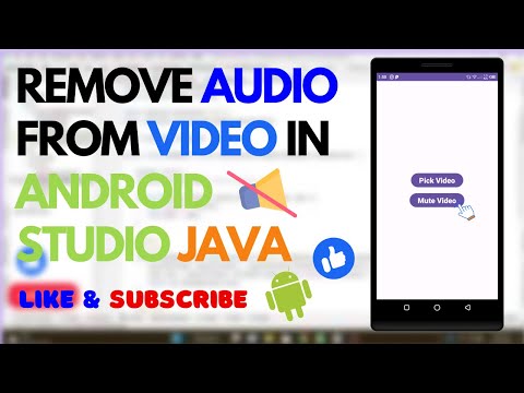 How to create an Audio Remover App in Android Studio | Java | Mobile App Development | Silent Coding