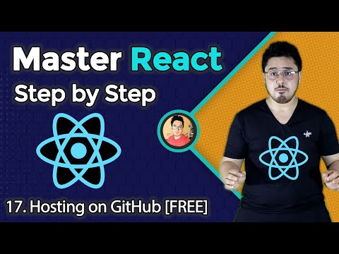 [Free] Building + Hosting React App For free on Github Pages | Complete React Course in Hindi #17