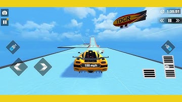 GT Car Stunt Racing Game 3D Gameplay Walkthrough part 1 (Android, IOS)
