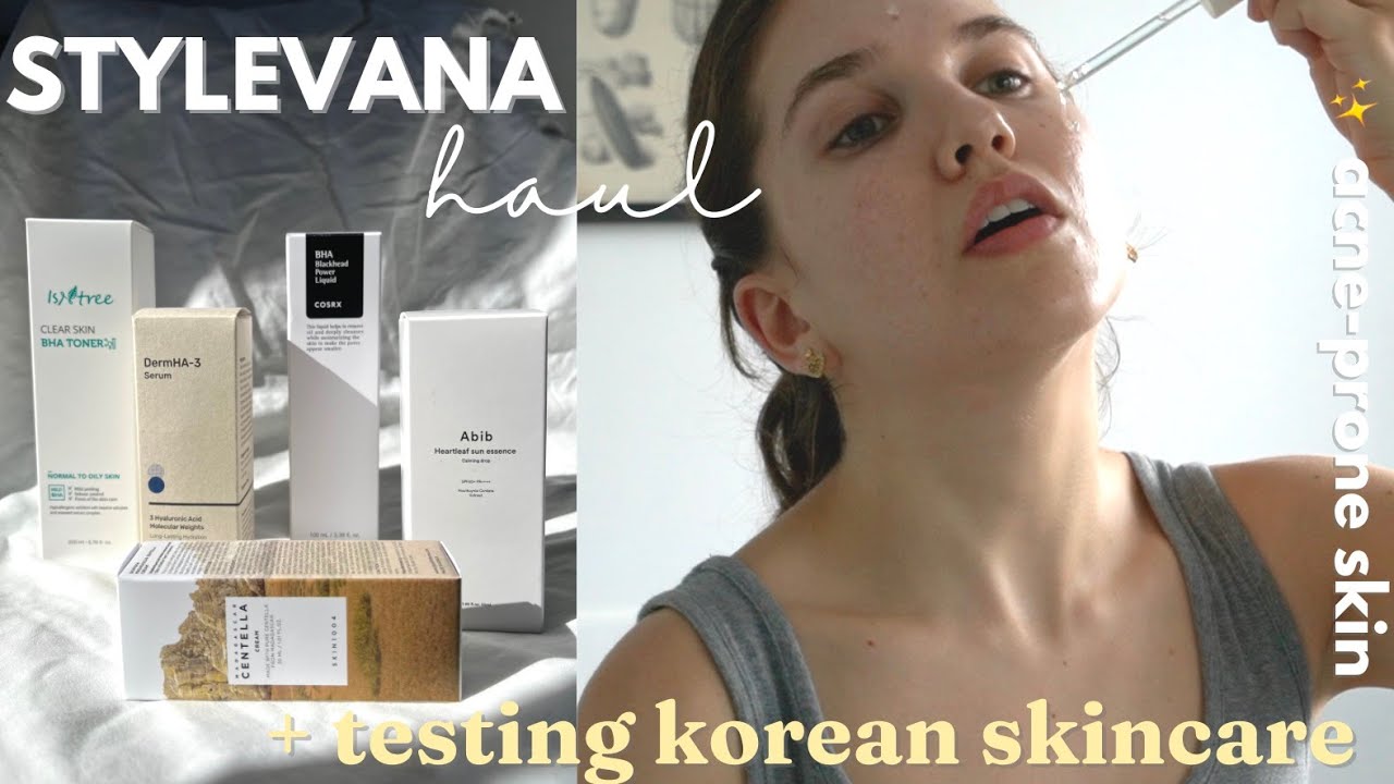 Testing Hyped Up Korean Skincare for Acne-Prone Skin ⚡️ StyleVana Haul
