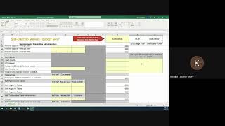 Budget Sheet walkthrough Profile