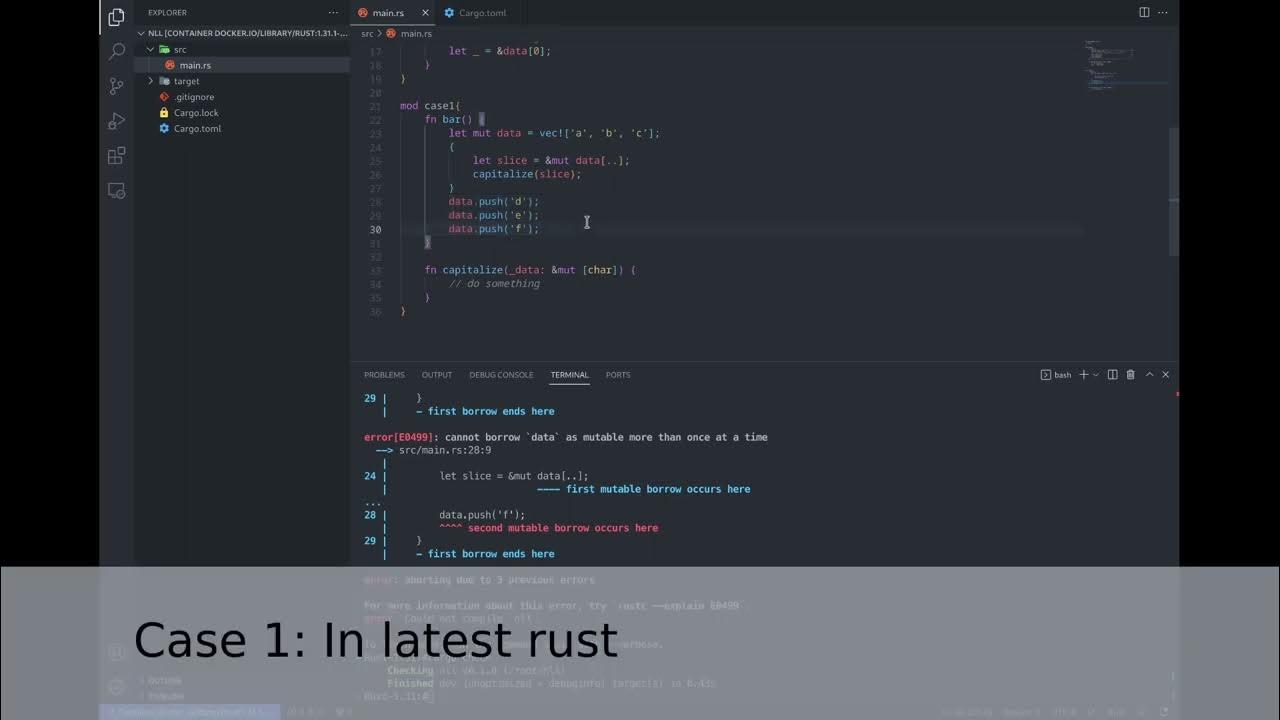 Rust NLL (nonlexical lifetime) explained YouTube