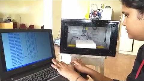 Serial Monitor interfaced DIY CNC