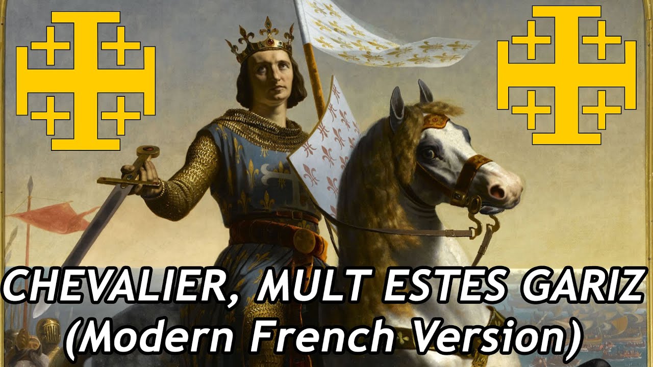 Medieval CRUSADER song | Chevalier mult estes gariz (Modern French) - Saint Louis | Vox Aeterna