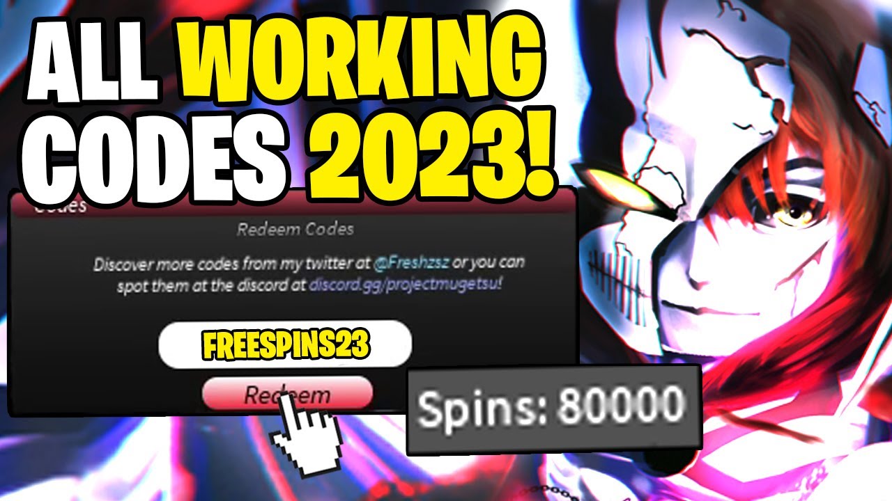 ALL NEW *FREE SPINS* CODES in PROJECT MUGETSU CODES (Roblox