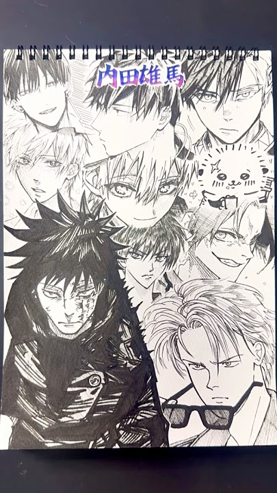 Drawing characters!!🔥(CV: 内田雄馬)  #内田雄馬 #声優 #drawingchallenge