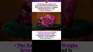 ​They Found a 5 POUND Ruby! 🤯 11,000 Carat Gemstone Discovered in Myanmar 💎 #shorts #myanmar #ruby
