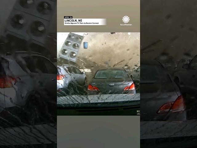 Incredible Dash Cam Tornado Footage From Lincoln, Nebraska