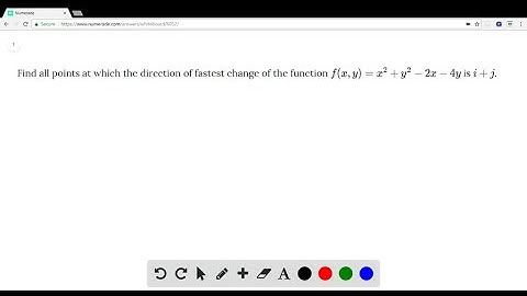 Find all points at which the direction of fastest change of the function f(x, y) = x^2 + y^2 - 2x -…