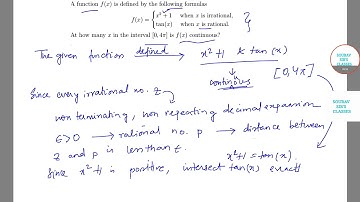 MATHEMATICS CHENNAI MATHEMATICAL INSTITUTE M.SC PART-A Q-6 2016 CONTINUITY COMPLETE SOLUTION