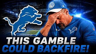 BRAD HOLMES HAS A LIONS ROSTER PROBLEM — And This Gamble Could Backfire!