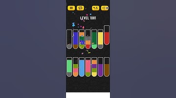 water sort puzzle - level 1081