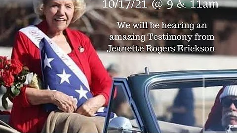 The Amazing Testimony of  Mrs. Jeanette Rogers Eri...