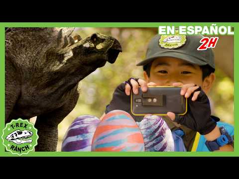 Parque de T-Rex | 🦖 ¡Dinosaurio captado en video! 🦖 | Videos de dinosaurios y juguetes para niños