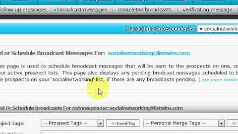 How to use Listwire,stats and broadcast messages