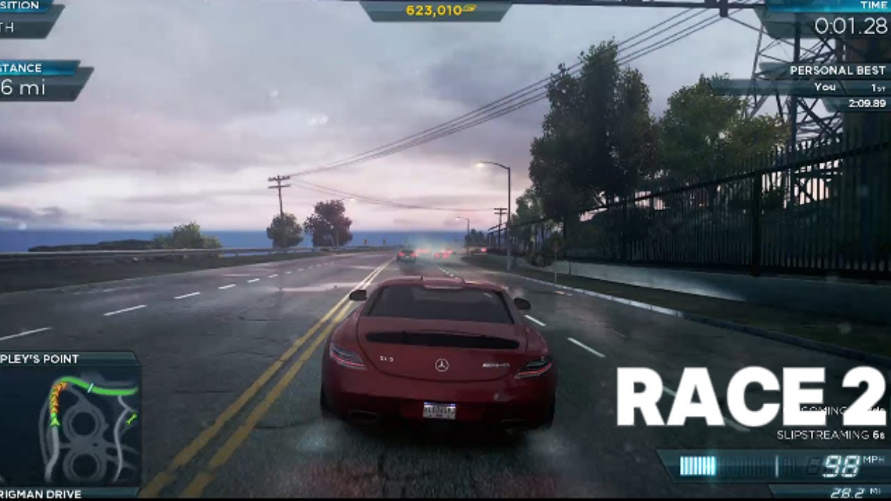 Sls Racing Game Mercedes Benz SLS AMG Race 2 - YouTube