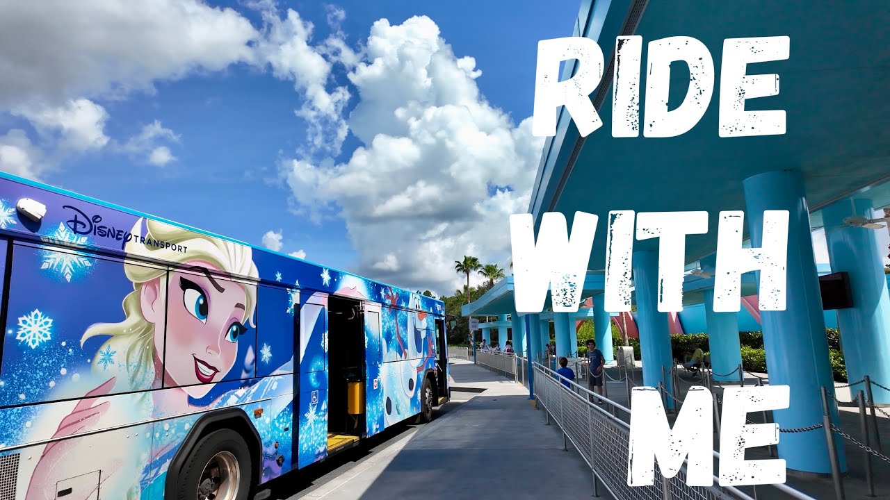 Disney World Bus Hopping Between Resorts & Parks!