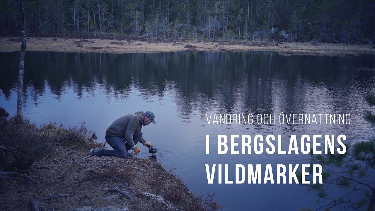 Vandring i bergslagens vildmarker och övernattning i vindskydd.
