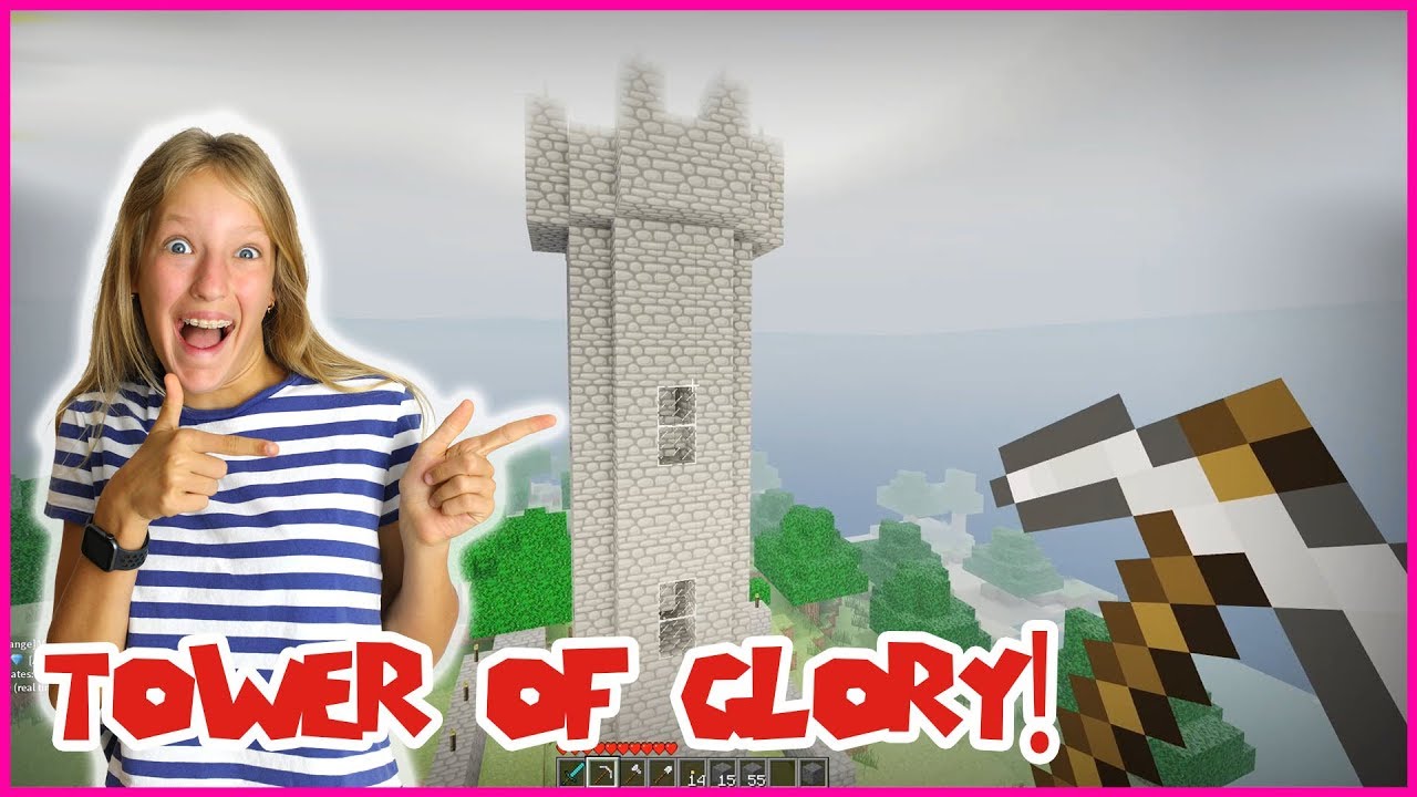 Building Tower Of Glory In Roblox Minecraft Youtube - karina playing a wall game in roblox