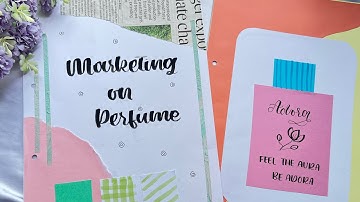 Project on marketing on perfume | business studies class 12 th project