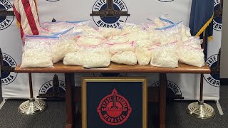 Georgia woman arrested after Nebraska authorities find 130 pounds of meth in car