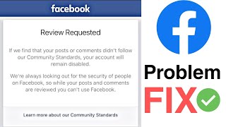 Facebook Review Requested Problem Solve | Facebook Review Requested Problem Fix !