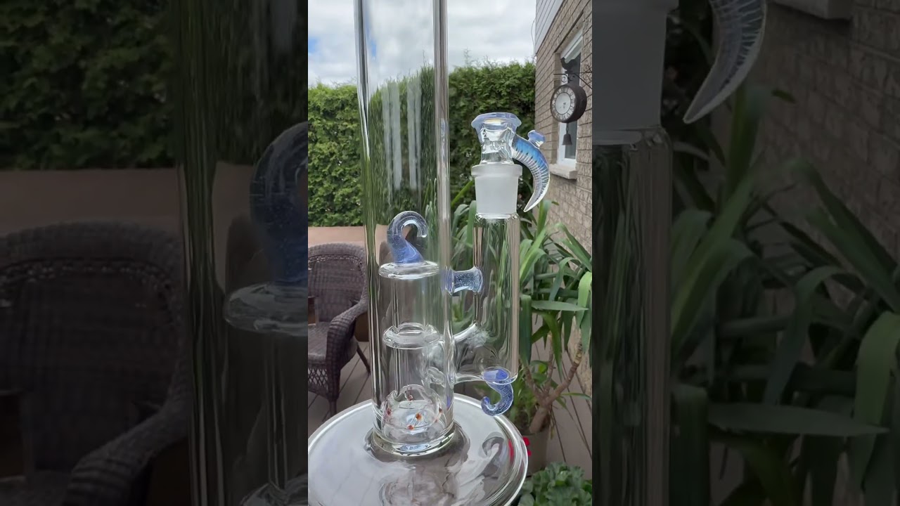 My beautiful Captain Hook glass art musket in ether with moonstone jamms slide