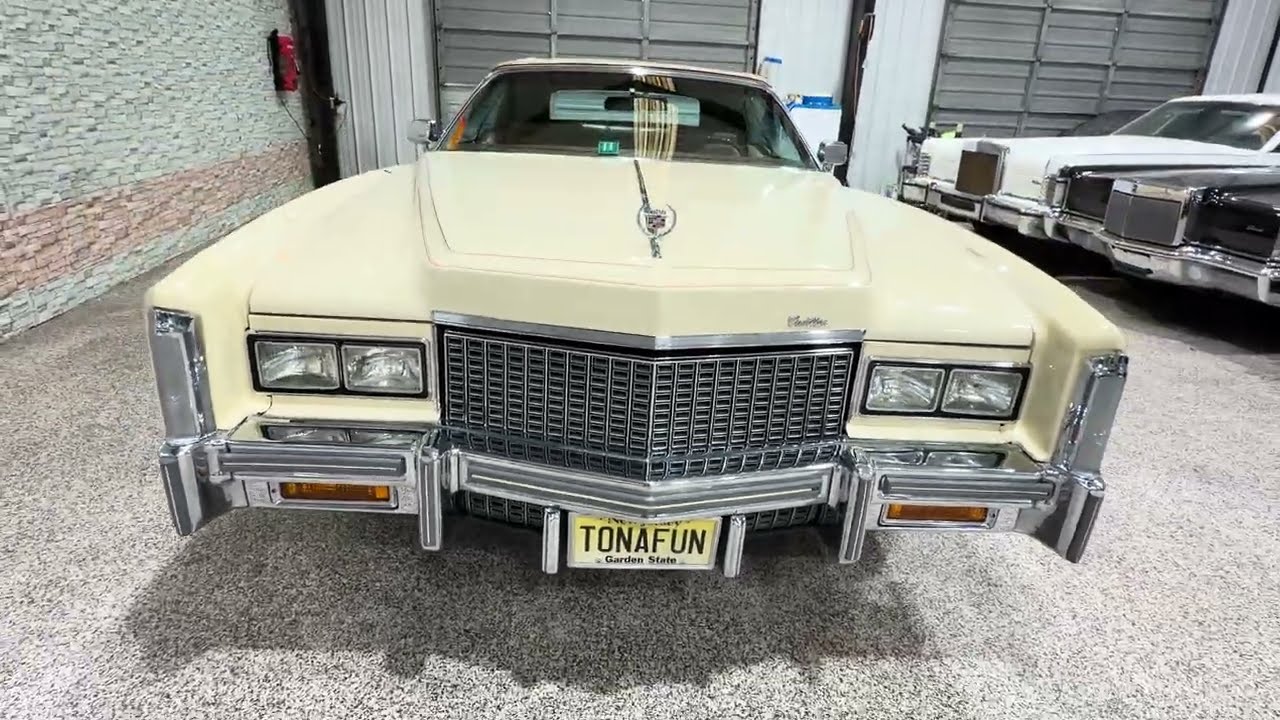 Cadillac Eldorado 1976 года выпуска с пробегом всего 2800 миль! Обзор экстерьера.