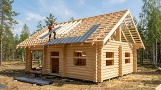 How We Built Our Dream Log Cabin | Full Start to Finish Build@beccanlevisalaska @QuantumMakers 