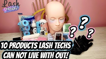 LASH TECH MUST HAVES!!!! (CLASSIC LASH TRAINING PT.2)