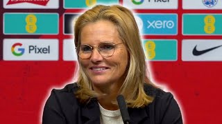 'Always want more!' | Sarina Wiegman FULL press conference after signing England contract extension