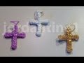 New Mini Cross Charm - Easter Christmas - Rainbow Loom