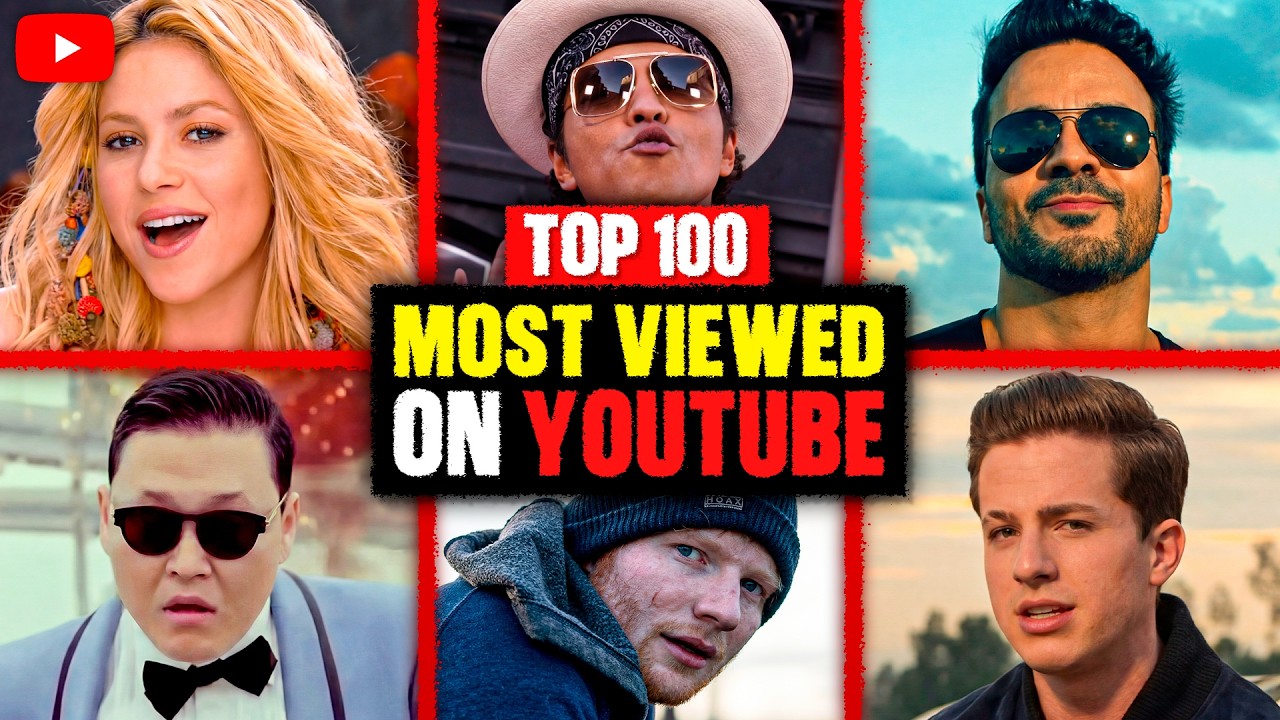 100 Most Viewed Music Videos Ever on YouTube!