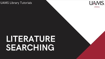 Literature Searching: Part 1