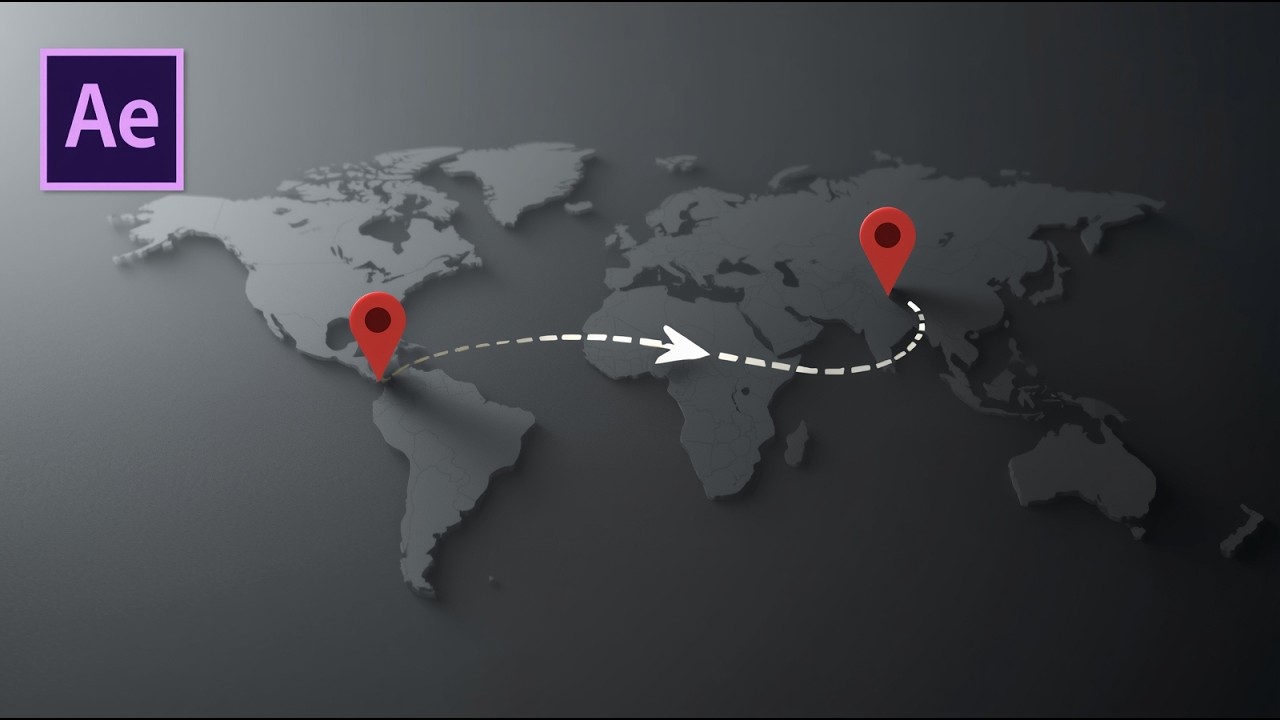 Map Animation - Editing Showcase | Portfolio