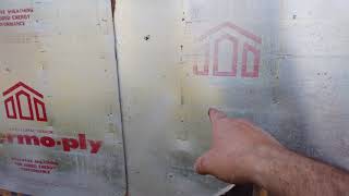 Crappiest exterior sheathing ever!