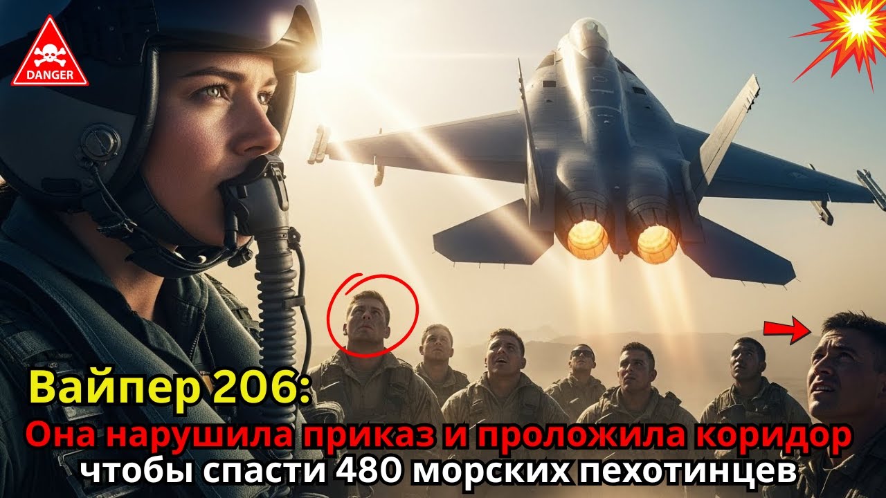 Вайпер 206: Она нарушила приказ и проложила коридор, чтобы спасти 480 морских пехотинцев
