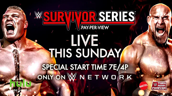 Goldberg returns to face Brock Lesnar at Survivor Series - This Sunday on WWE Network