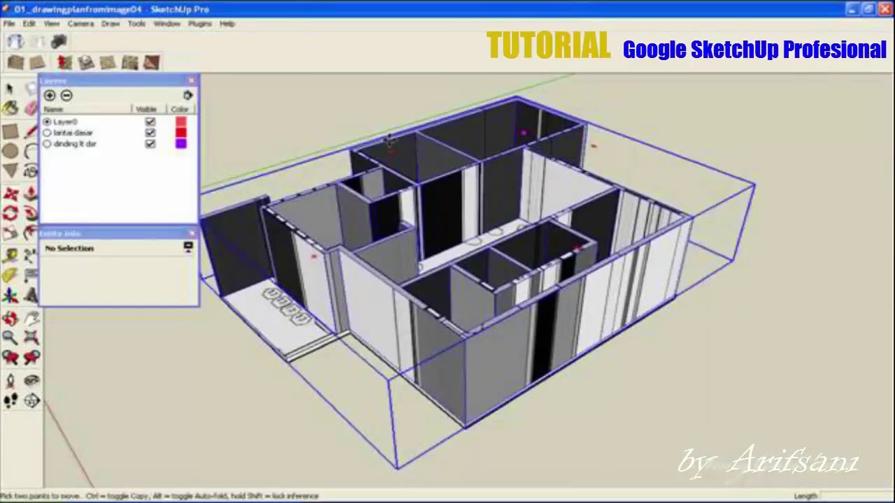 Cara Membuat Desain Rumah 3d Dengan Sketchup Dekorhom