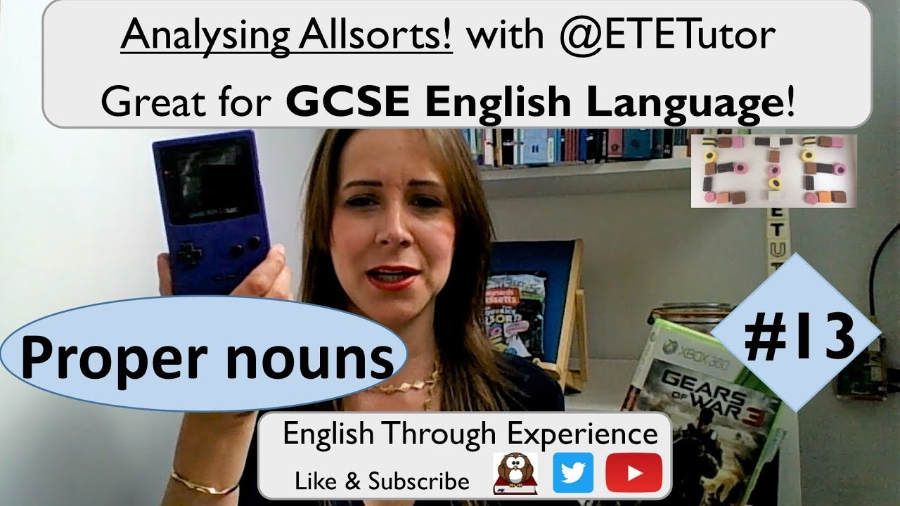 GCSE English Language Analysing Allsorts With ETETutor Game Boy