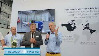 Interview FTSAGV-FACTS Oceaneering Mobile Robots (OMR) auf der LogiMAt 2022 by STAPLERWORLD 234 views 1 year ago 10 minutes, 42 seconds