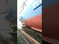 How Small a Man under Huge Ship