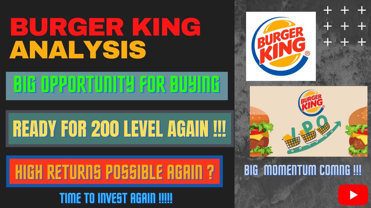 Big Opportunity in Burger King !! || January 2021 || Technical Analysis with Future Targets ||
