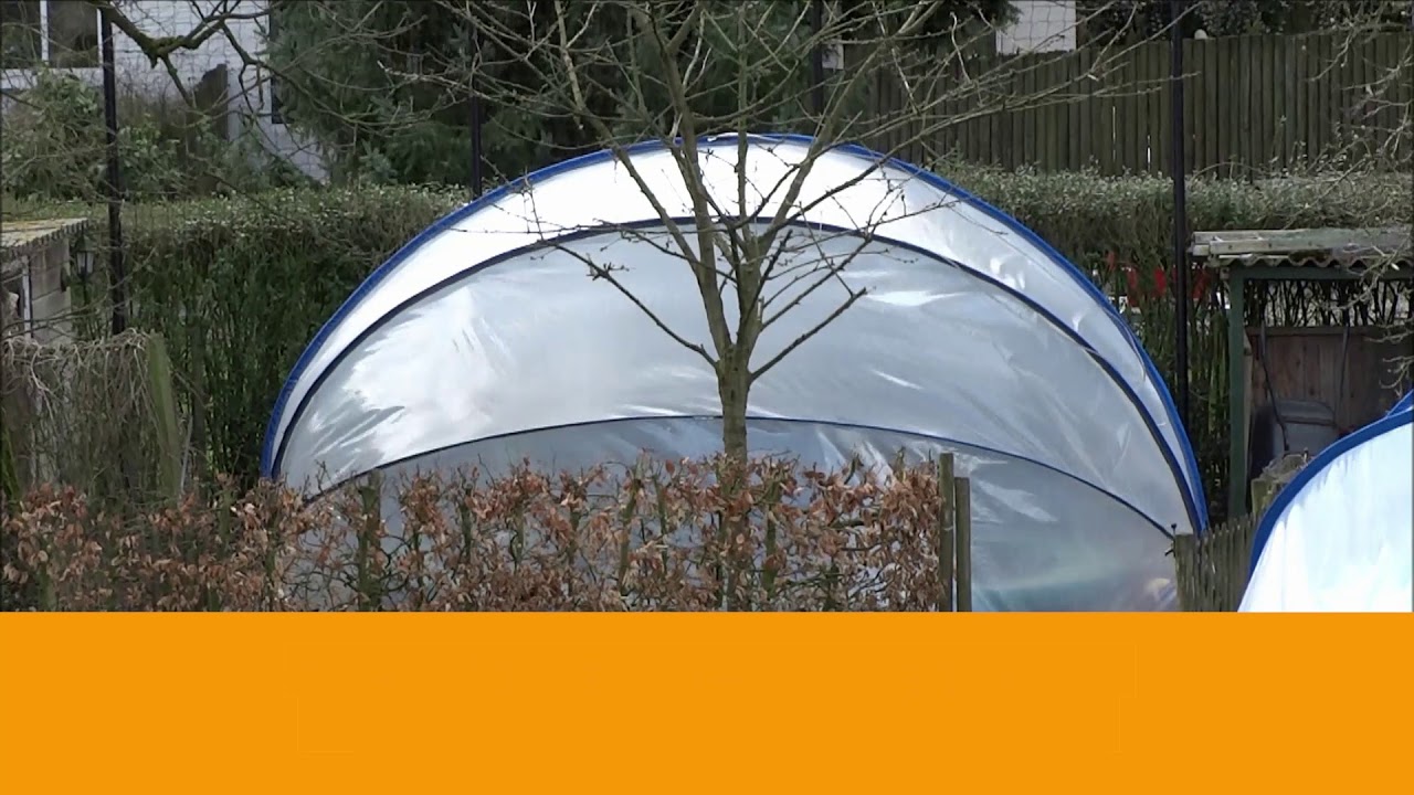 SunnyTent abri de piscine ronde taille M