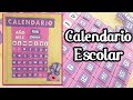 Calendario escolar // Back to school // Manualidades con fomi