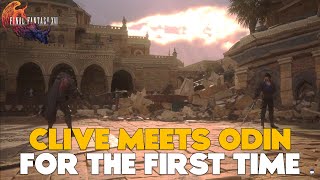 Clive Meets Odin for the First Time - Final Fantasy XVI