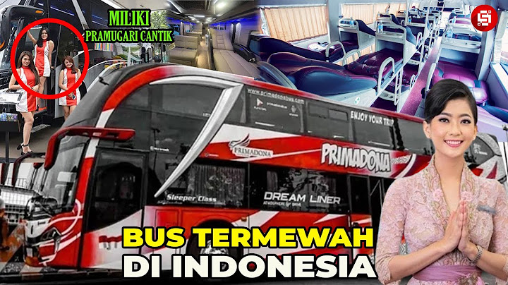 SERASA HOTEL BERJALAN !!! Intip 7 Bus Mewah dan Terbaik Indonesia Tahun 2023