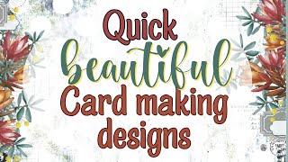 Beautiful handmade birthday card making | QUICK EASY cardmaking designs | handmade cards tutorial screenshot 4
